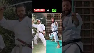 SAMURAI vs SAI - Which weapon are you choosing? #shorts #karate #combat  #mma #martialarts #weapons