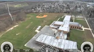Bebop 2 Range Test With Telemetry Overlay