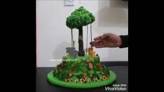 Jungle Carousel Cake