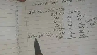 Standard Contribution margin vp s Standard  Profit margins