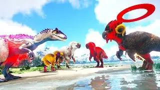 Evolving the Prime Alpha Allosaurus and Taming the Dodorex!! ARK Mods