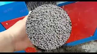 Rounding machine granulation work site