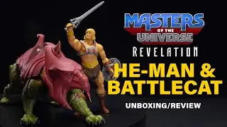 MOTU Revelations He-Man & Battle Cat Action Figure Unboxing/Review | Masters of the Universe