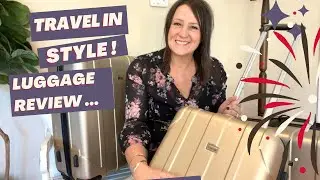 Travel in Style: Merax 3 Piece Hardside Luggage Set Review🧳✈️ #luggagereview #travelessentials