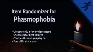 Phasmophobia Item Randomizer - Challenge run with random items and maps