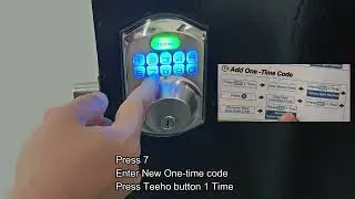 Teeho Lock Add One-Time Code
