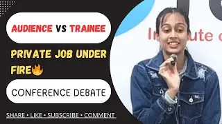 Private Job Vs Government Job | Open Career Talk with Trainees | English Speaking 