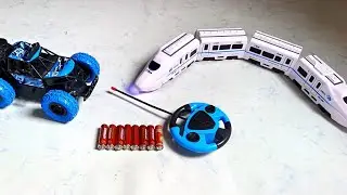Unboxing rc high speed rail rc velocity helicopter rc metal climber car rc available car 