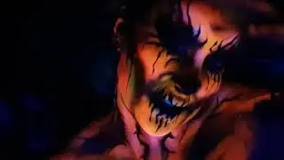uv face and body paint makeup Halloween 2020