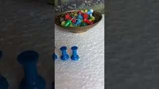 🔵BLUE PUSH PINS PINNING📌📌asmr | STEP in Poland