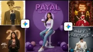 Gemini Birthday Poster Photo Editing | Birthday Photo Editing In Google Gemini | Gemini Prompts