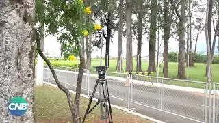 TV CNB  visita a granja do torto  residencia  oficial de semana do presidente Jair Bolsonaro