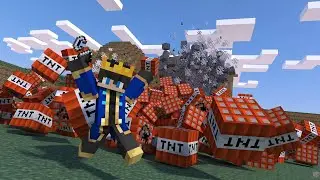 minecraft tnt village live | #minecraftshorts #minecraft #shortfeed #shorts #viral