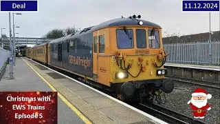Christmas with EWS Trains 2024 Episode 5 - Deal Railway Station - 04.12.2024