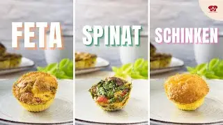 3 KETO Fr&uuml;hst&uuml;cksmuffins Rezepte 🥚 // herzhaft, schnell, einfach und lecker