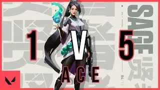 Nutty 1v5 Sage Ace Clutch (Valorant Beta Competitive)