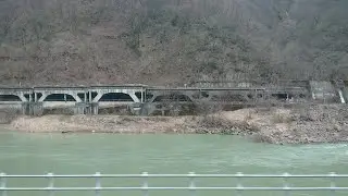 【JR・磐越西線】ロックシェッド風景 (三川&rarr;馬下) 2021.3.27