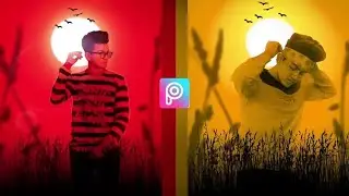 PicsArt Sunset Effect Photo Editing