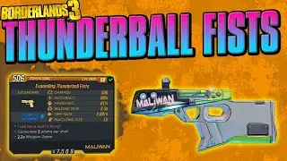 Borderlands 3 Legendary Weapon - THUNDERBALL FISTS pistol