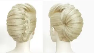 Bridal Updo Tutorial. Wedding Prom Hairstyles For Long Hair
