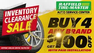 Raffield Tire Master Inventory Clearance