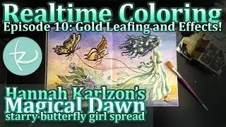 Live! Starry Summer Girl Ep 10: Gold Leafing + Voting for the Next Page!
