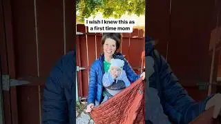 Zip two coats together to give baby more warmth #baby #mom #Babywearing #coat