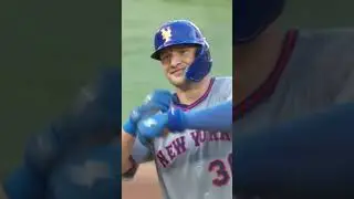 Hayden Senger Records his FIRST MLB Hit #mlb #baseball #mets #newyork #shorts #rookie #emotional