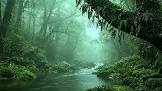 Relaxing forest Ambience | Beatiful Stream Sounds & Bird Singing for Stress Relief, Inner Balance