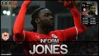 FIFA 14 UT &mdash; IF Jones || Обзор игрока Inform Team of the Week Ultimate Team 74 + внутриигровая статистика