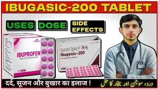 ibugasic 200 tablets uses in hindi | ibugesic-200 tablet | ibuprofen Tablets uses in  hindi/urdu 