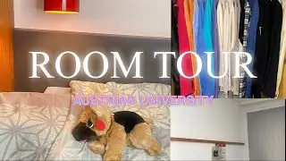 OFFICIAL DORM ROOM TOUR | MOVING IN| AUSTRIAN UNIVERSITY // INTERNATIONAL STUDENT IN AUSTRIA