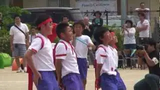 2012小学校運動会　赤組応援団NO.1