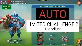 Limited Challenge Stage 2 Auto (August 2020) Bloodlust Fenrir (Limited Challenge Grim Wolf)