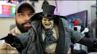 Unboxing Prefeito Pinguim Batman Returns - 1/4 Scale Action Figure NECA - (Danny Devito) 2025