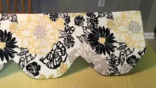 How To Make A Window Valance using Foam Board