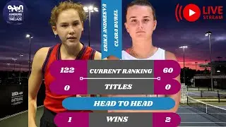 WTA LIVE ERIKA ANDREEVA VS CLARA BUREL WTA ANGERS OPEN 2023 TENNIS PREVIEW STREAM