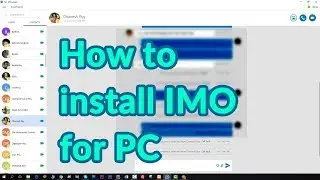 how to use imo on pc or laptop