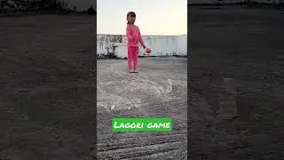 Any one like this game 👉 Lagori | Indian game outdoor Game | childhood fun game 😉 #shorts #lagori