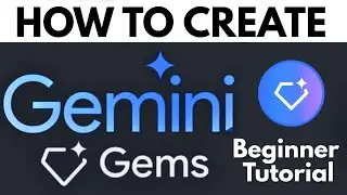 How to Create Gems in Gemini to 10x Your Productivity with AI !