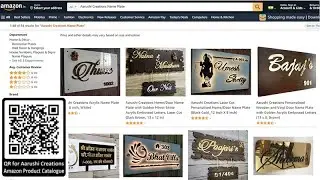 How to prepare Customized Nameplates from Aarushi Creations_HD