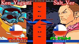 Street Fighter Alpha 3 - Ken_Yagami vs Salt_Ver FT8