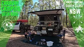 Caravan camping with kids - South Coast NSW - Babbling brook - MDC XT10E LP Caravan
