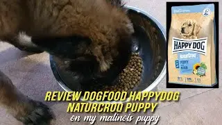 DOGFOOD REVIEW : HAPPYDOG NATURCROQ PUPPY ON MALINOIS