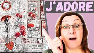 A quoi ressemble la collection Paris je t'aime de Ciao Bella #ciaobellapaper #scrapbooking #haul