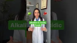 🍏 Alkaline vs. Acidic Foods!  #shorts #healthylifestyle #inflammation