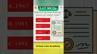LAT MCQs #lawadmissiontest #latmcqs