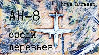 Старый самолет АН-8 в Ленинградской области