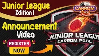 Carrom Pool Junior League Finally Announcement Video | How to Join Full Details | Jamot Gaming 