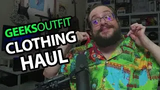 Geek Clothes Unboxing - Stardew Valley Shirt, Google Dino Hoodie & More from GeeksOutfit!